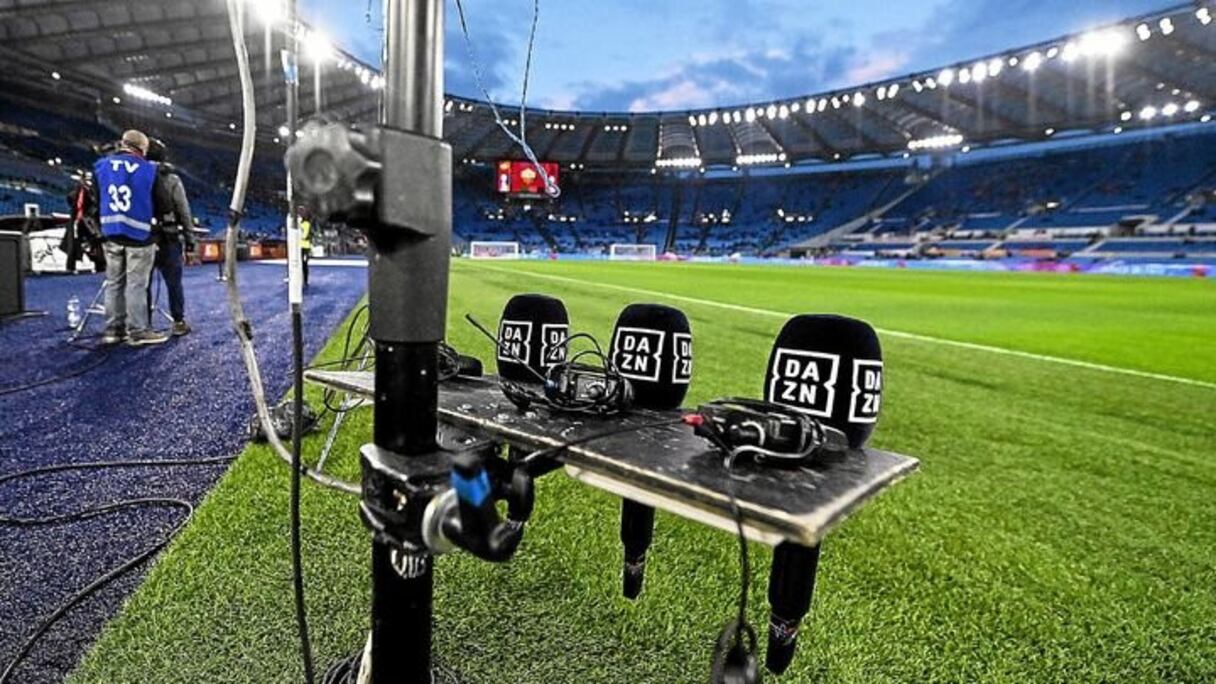La plateforme de streaming sportif DAZN, diffuseur du Championnat d'Italie.