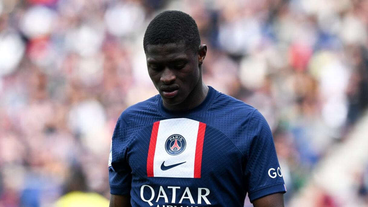Nuno Mendes avec le Paris Saint-Germain.
