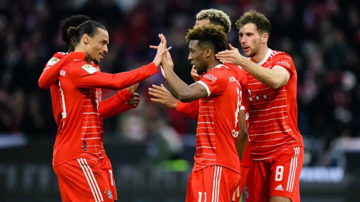 Les joueurs du Bayern Munich.