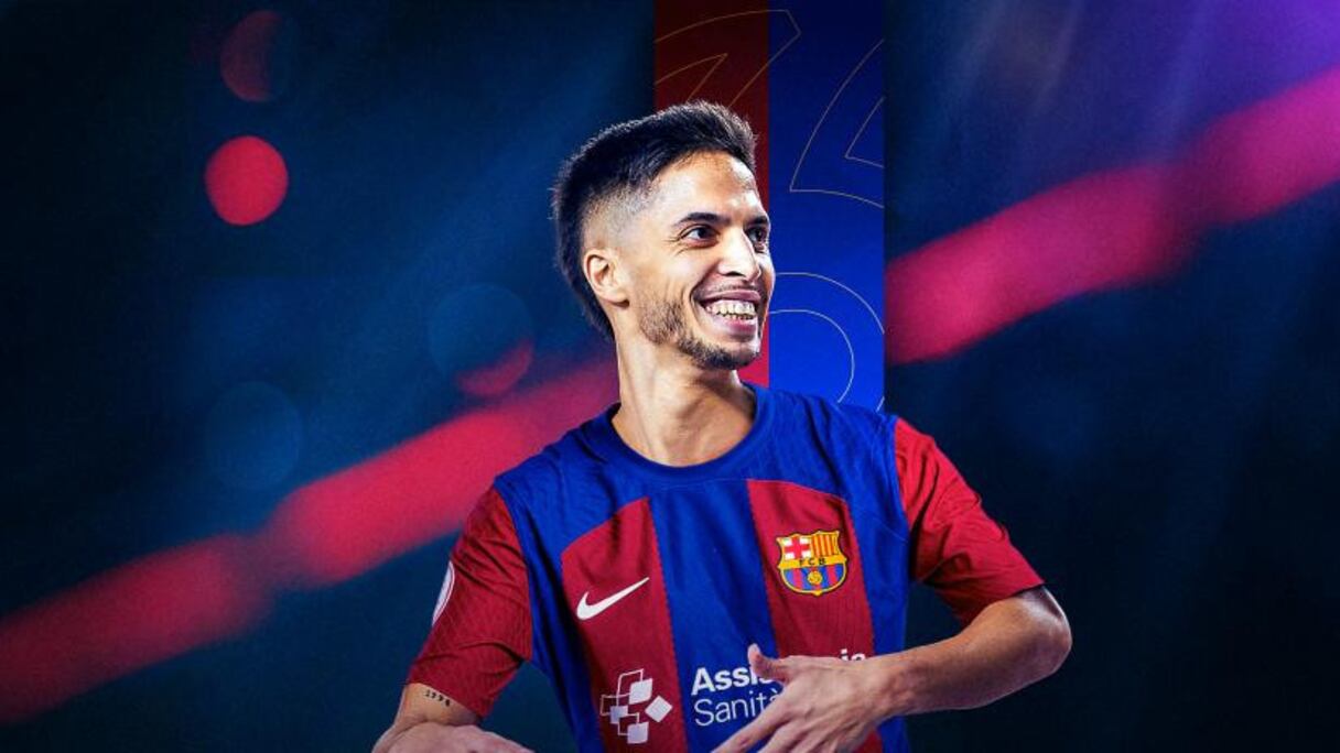 Khalid Bouzid, joueur du FC Barcelone de Futsal