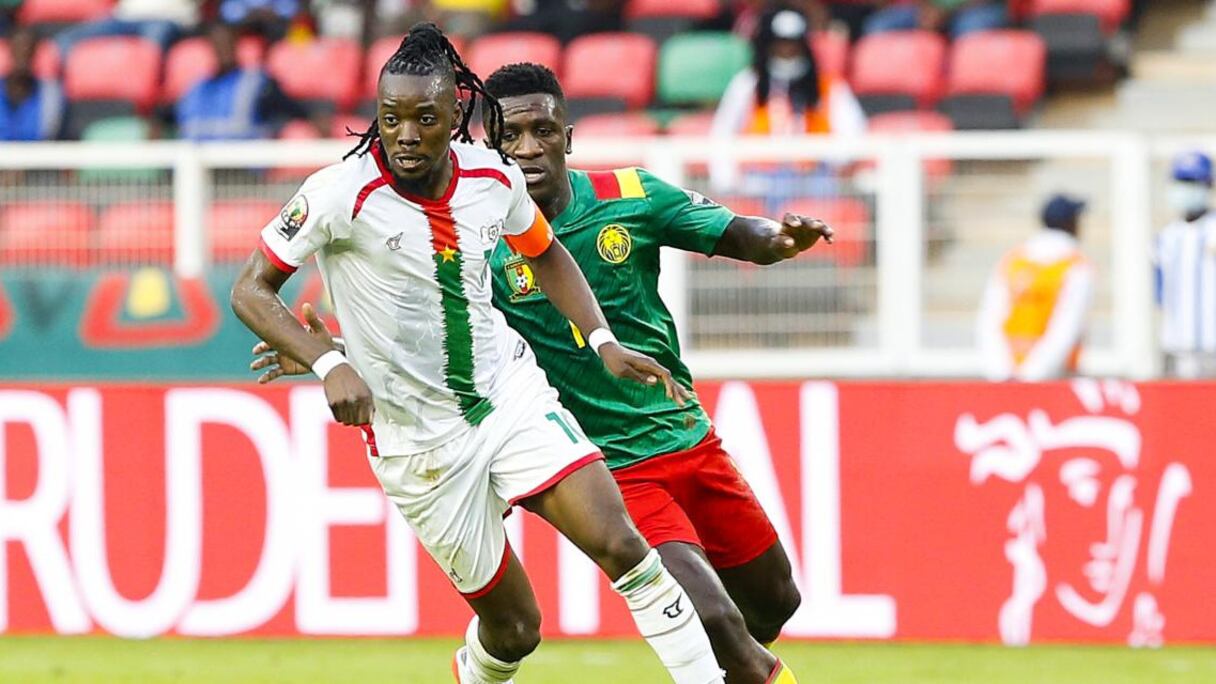 Bertrand Traoré, capitaine du Burkina-Faso.