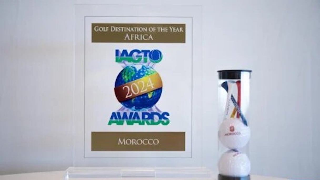 Le trophée de l’IAGTO 2024 attribué au Maroc.
