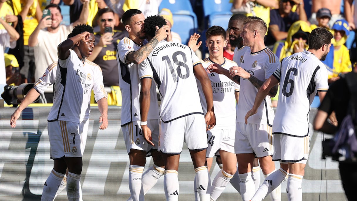 Les joueurs du Real Madrid.