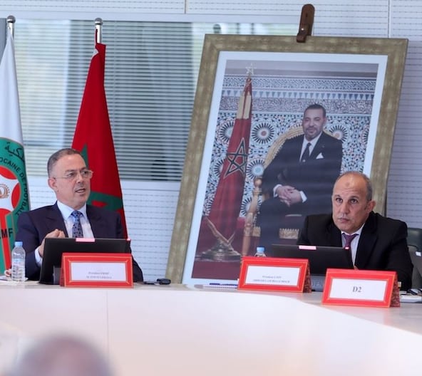 Fouzi Lekjaa et Abdeslam Belkchour