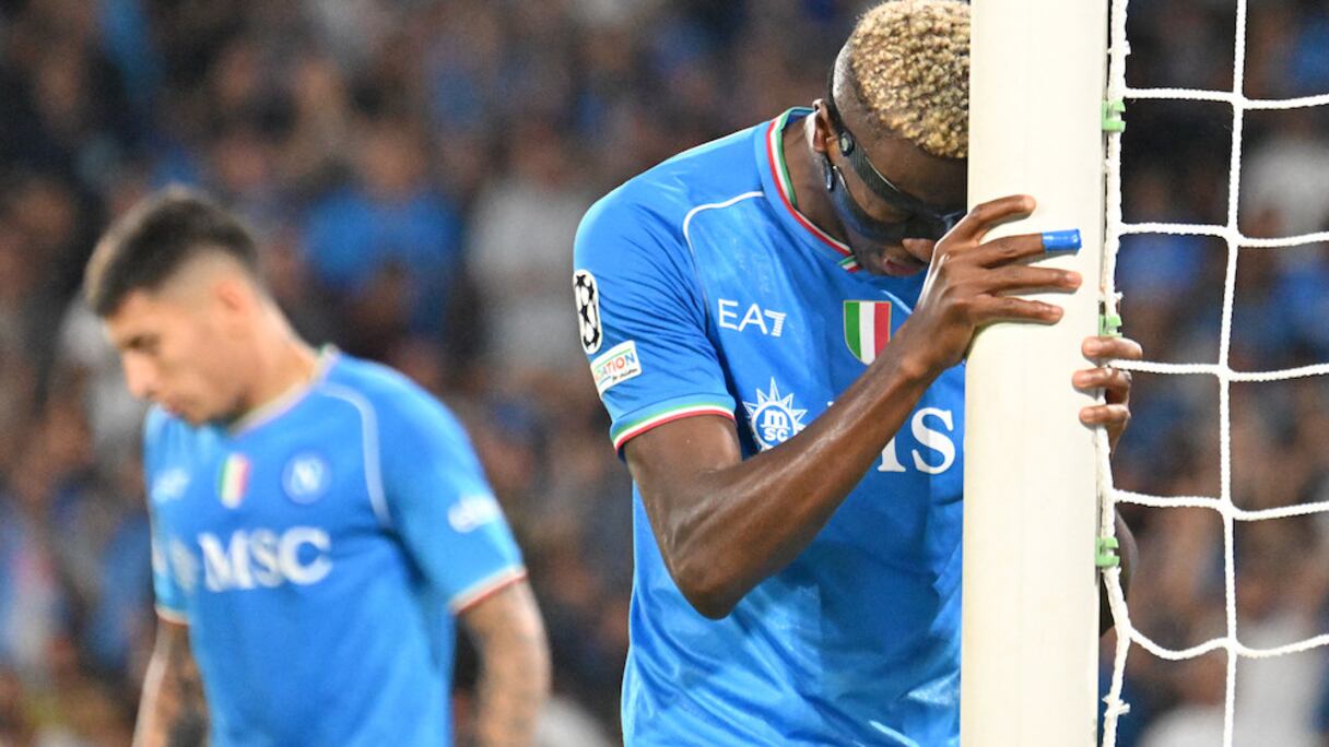 Victor Osimhen, l'international nigérian de Naples.