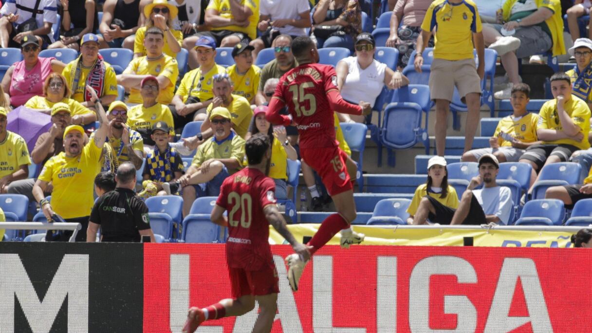 Youssef En-Nesyri buteur contre Las Palmas (1-0), lors de la 31e journée du championnat espagnol.