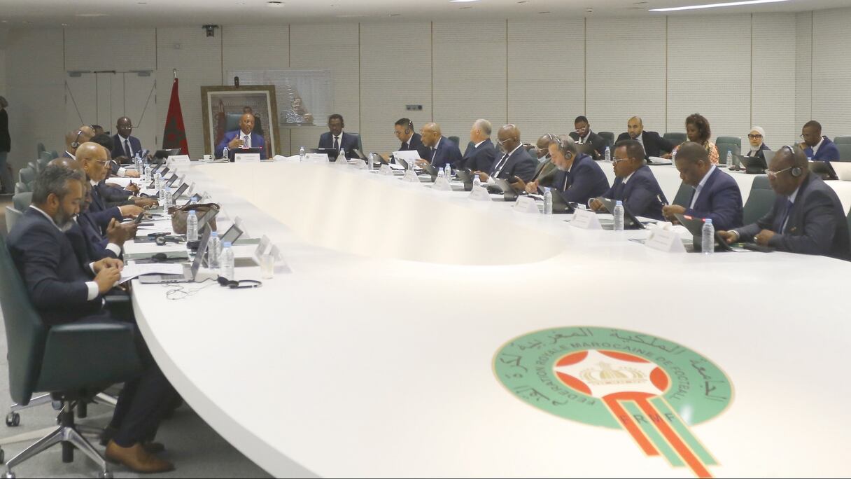 Réunion du Comité exécutif de la CAF à Rabat, le vendredi 7 juillet 2023.