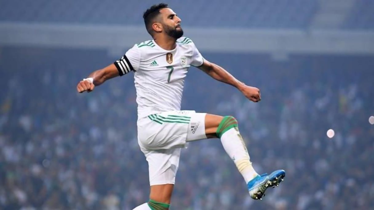 Riyad Mahrez,capitaine de l'Algérie.