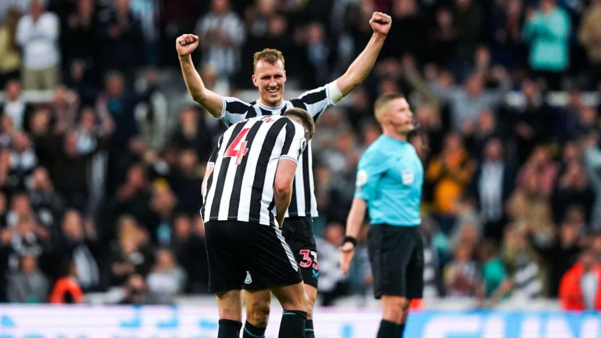 Des joueurs de Newcastle.