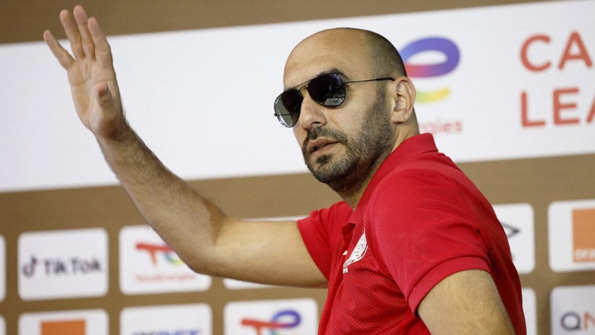 Walid Regragui, sélectionneur des Lions de l'Atlas.