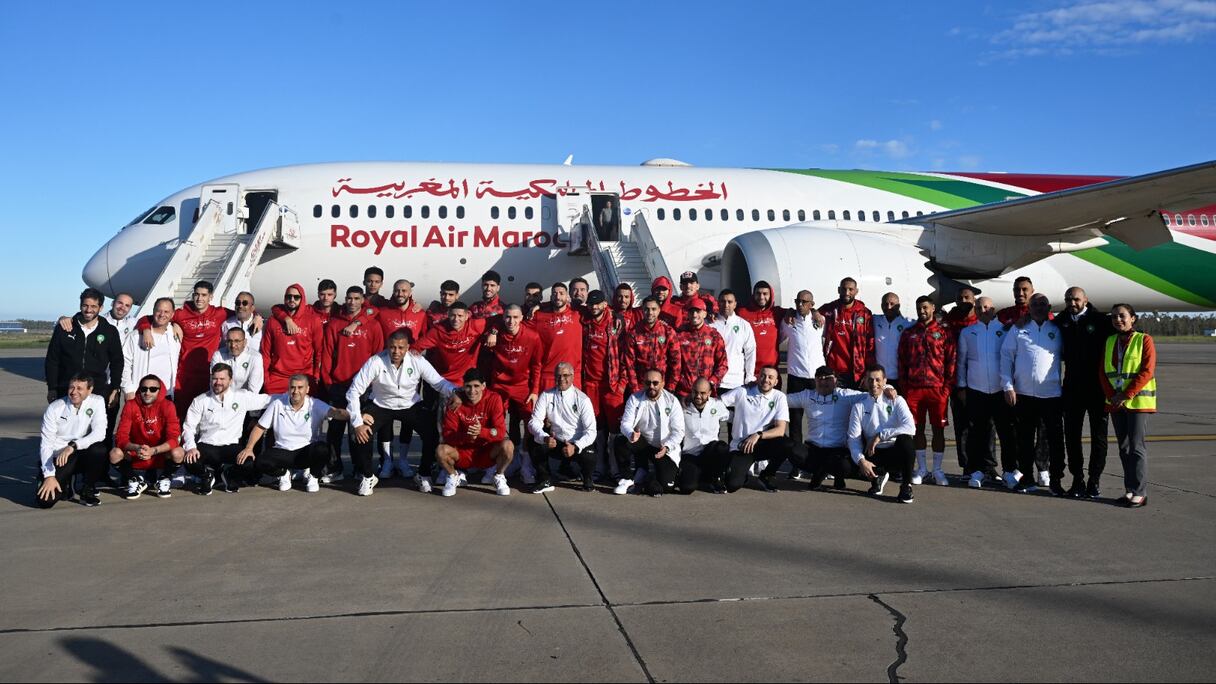 L'Equipe nationale s'envole pour la Côte d'Ivoire, le dimanche 7 janvier 2024.