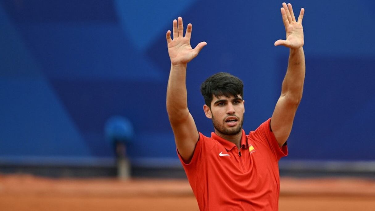 Carlos Alcaraz aux JO 2024.