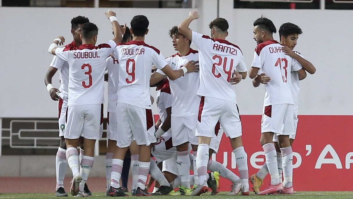 Ayoub Mouloua, joueur de la sélection nationale U20.