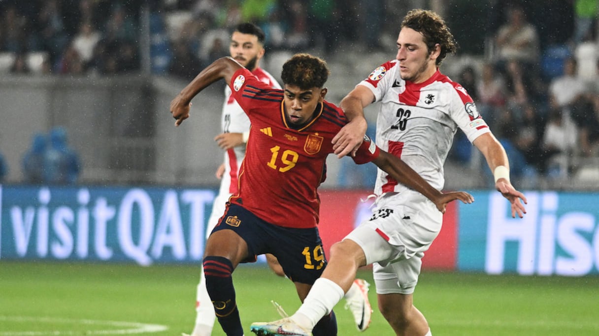 Lamine Yamal sous le maillot de la Roja.