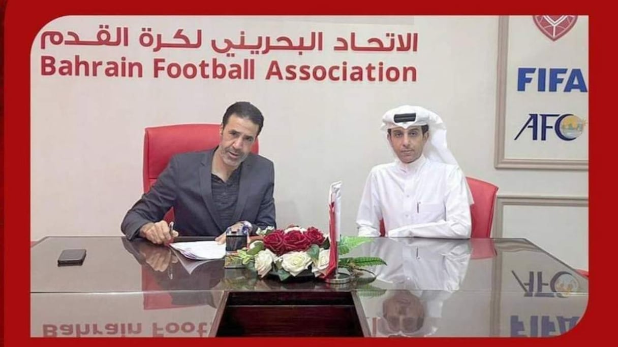 Hicham Dmii, nouveau sélectionneur de l'Équipe nationale Olympique du Bahrein