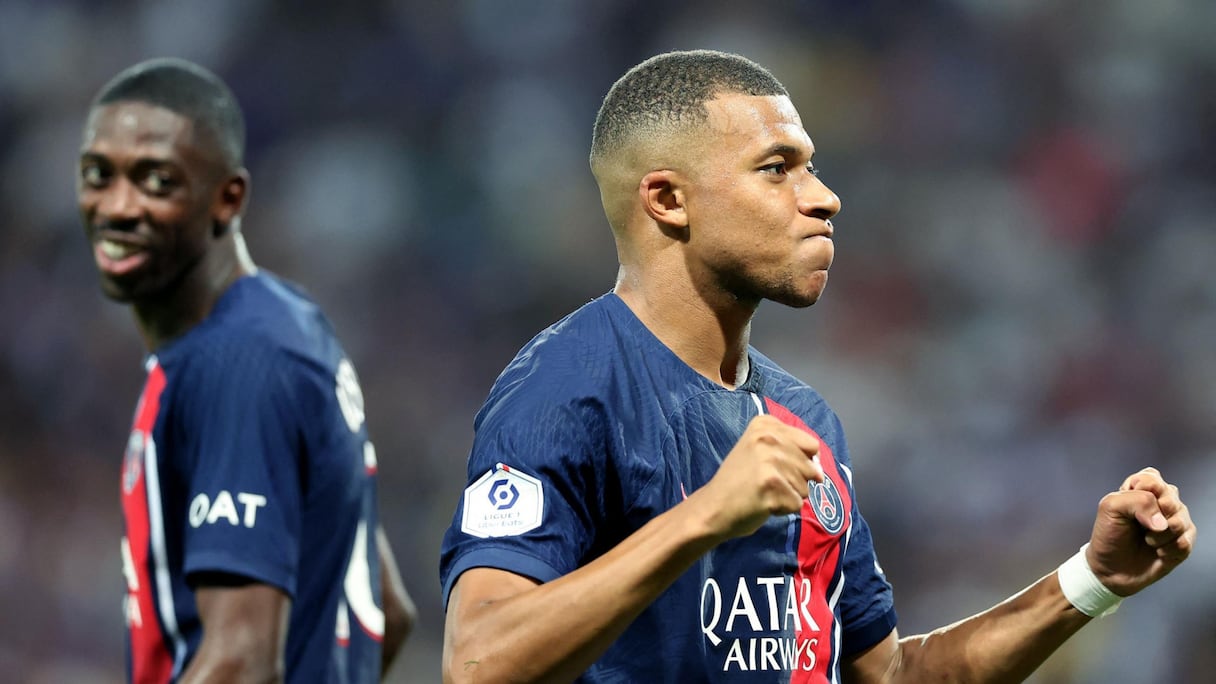 Kylian Mbappé et Ousmane Dembélé.