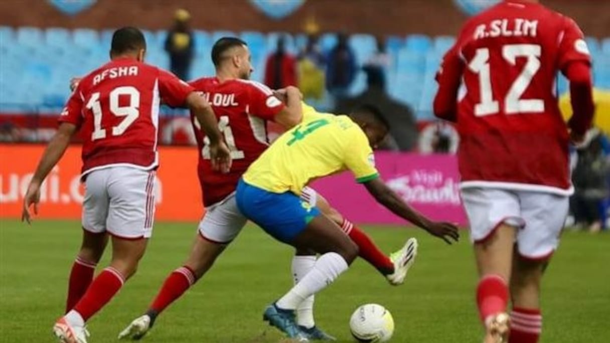 Séquence du match Mamelodi Sundowns-Al Ahly, le 29 octobre 2023.