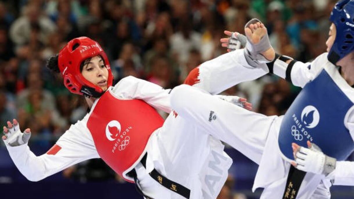 La taekwondoïste Oumaima El Bouchti.