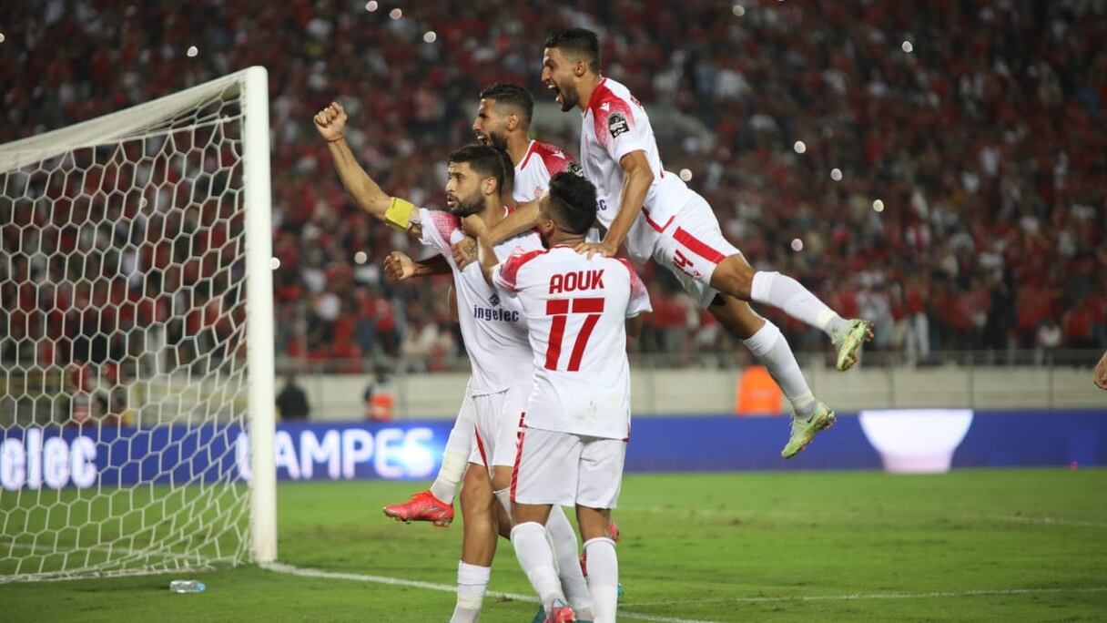 Les joueurs du Wydad de Casablanca.