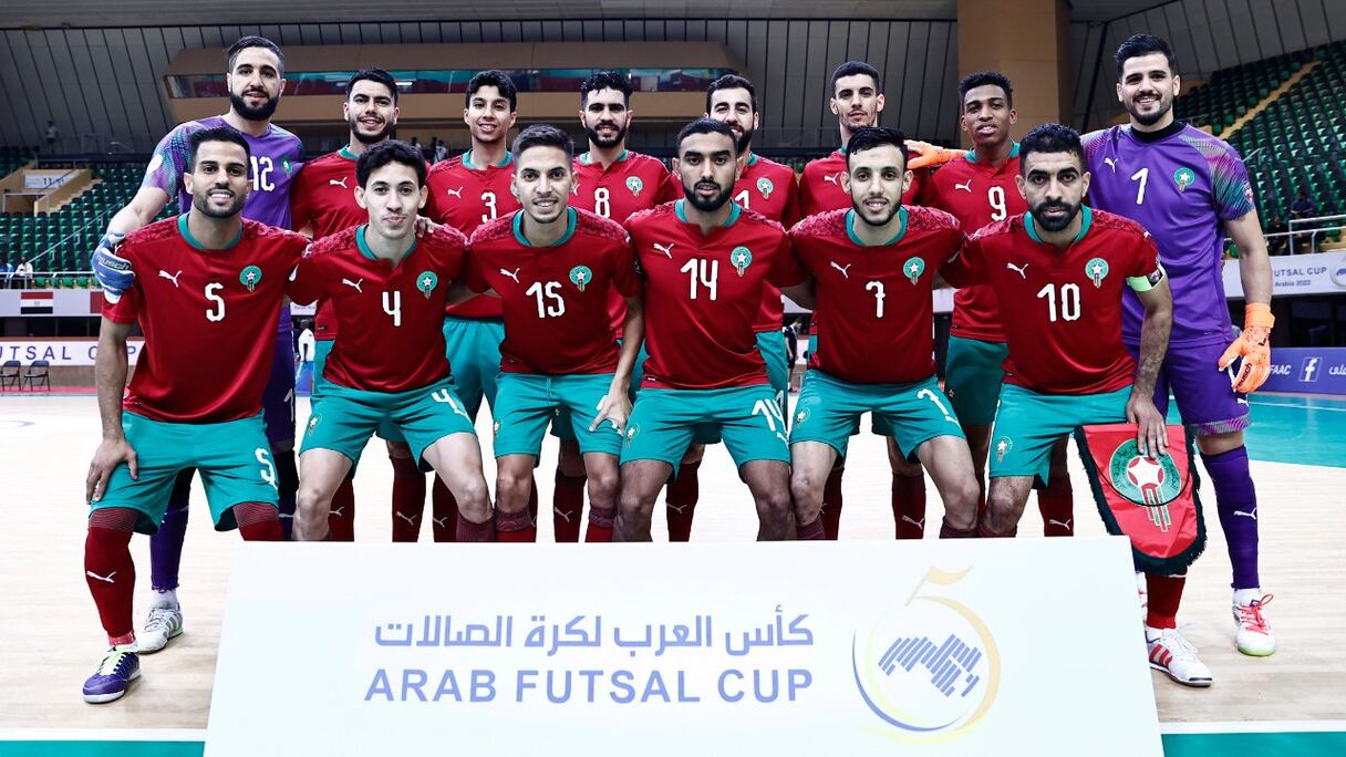 L'équipe nationale de futsal contre la Somalie, le 21 juin 2022.