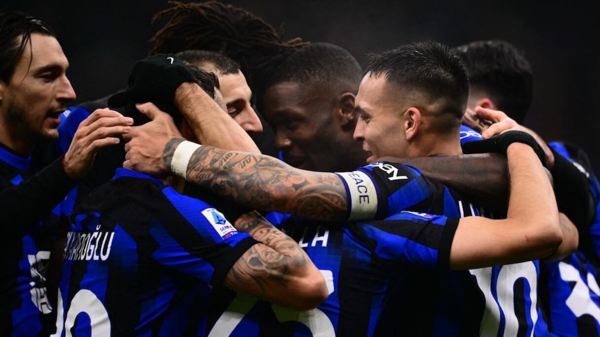 Les joueurs de l'Inter Milan.