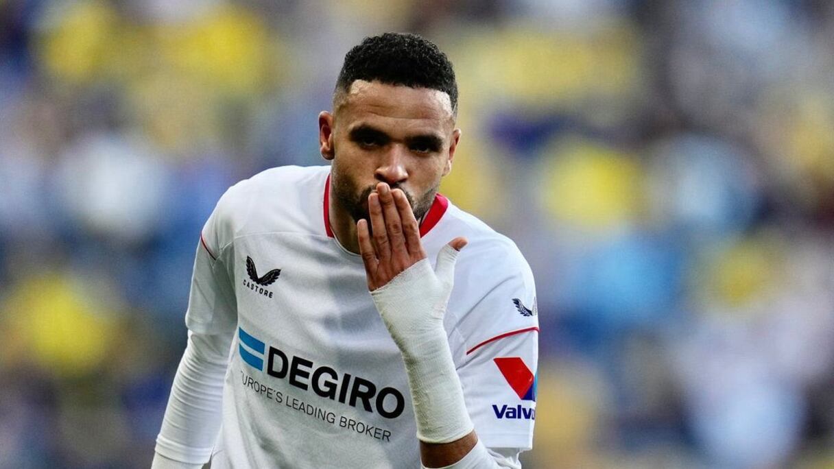 Youssef En-Nesyri, attaquant marocain de Séville FC.