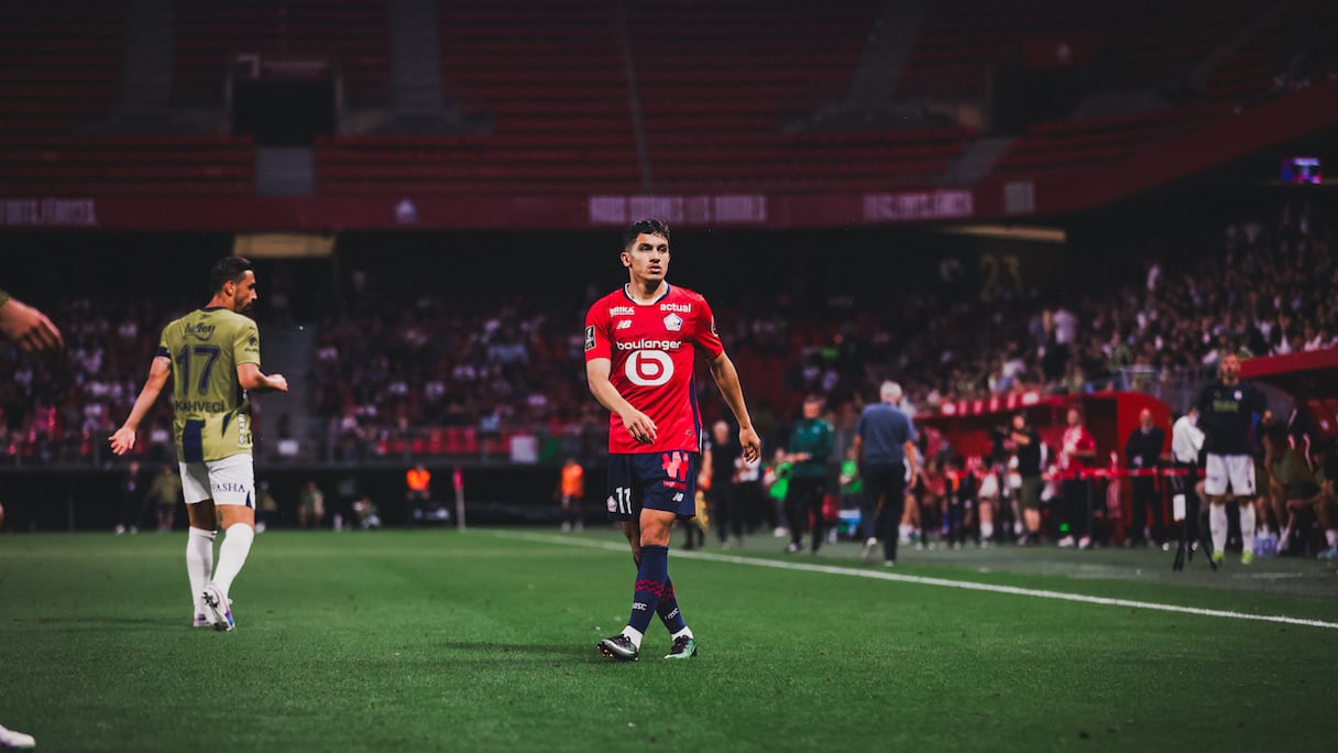 Osame Sahraoui sous les couleurs de Lille