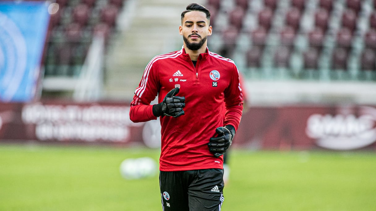 Alaa Bellaarouch, gardien de but des Lionceaux de l'Atlas U23.