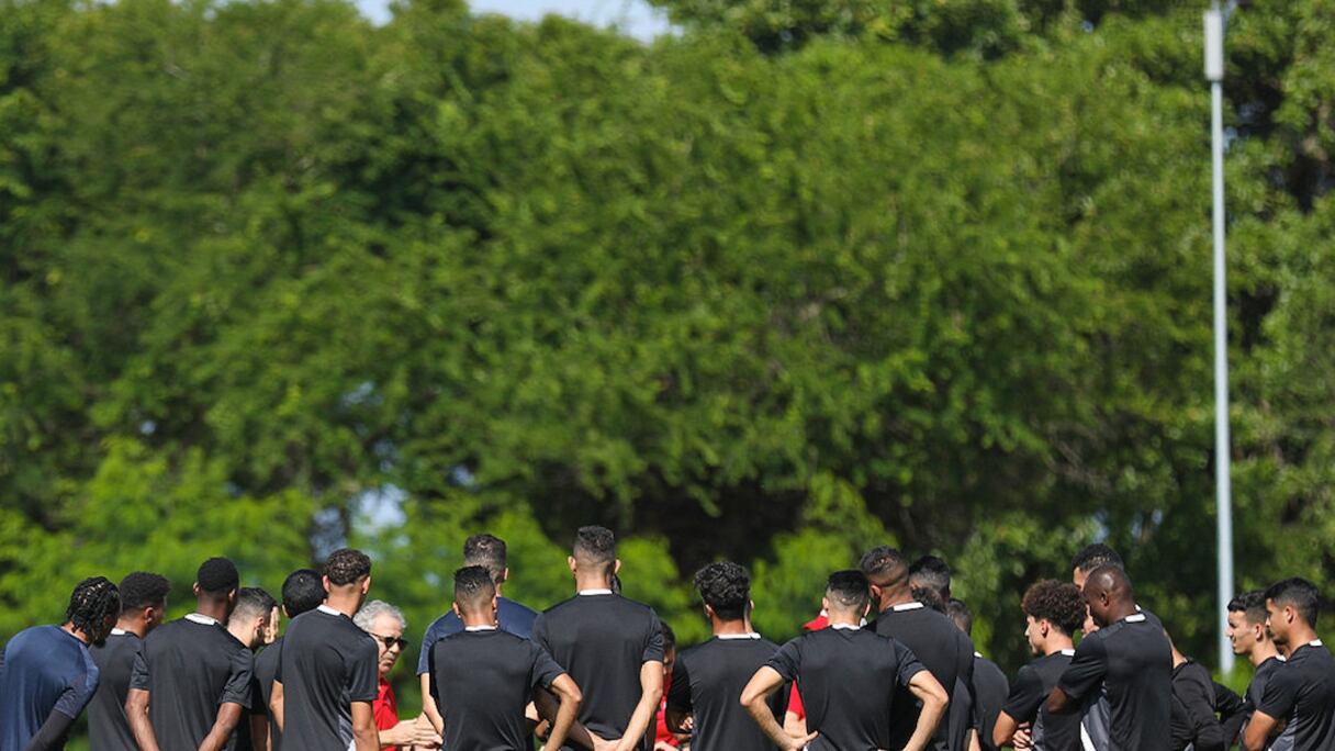 Les joueurs du Wydad de Casablanca.