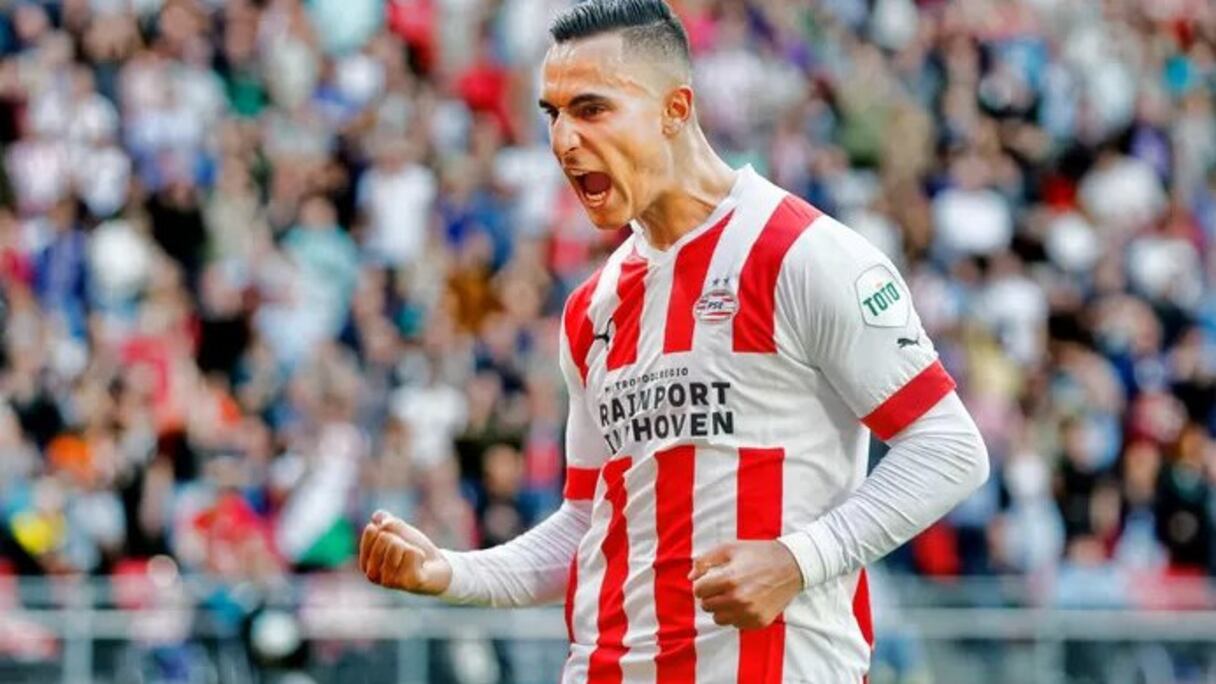 Anwar El-Ghazi, attaquant du PSV Eindhoven.