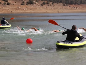 l’Ice Swim in Morocco au lac Aguelmam Azegza à Khénifra