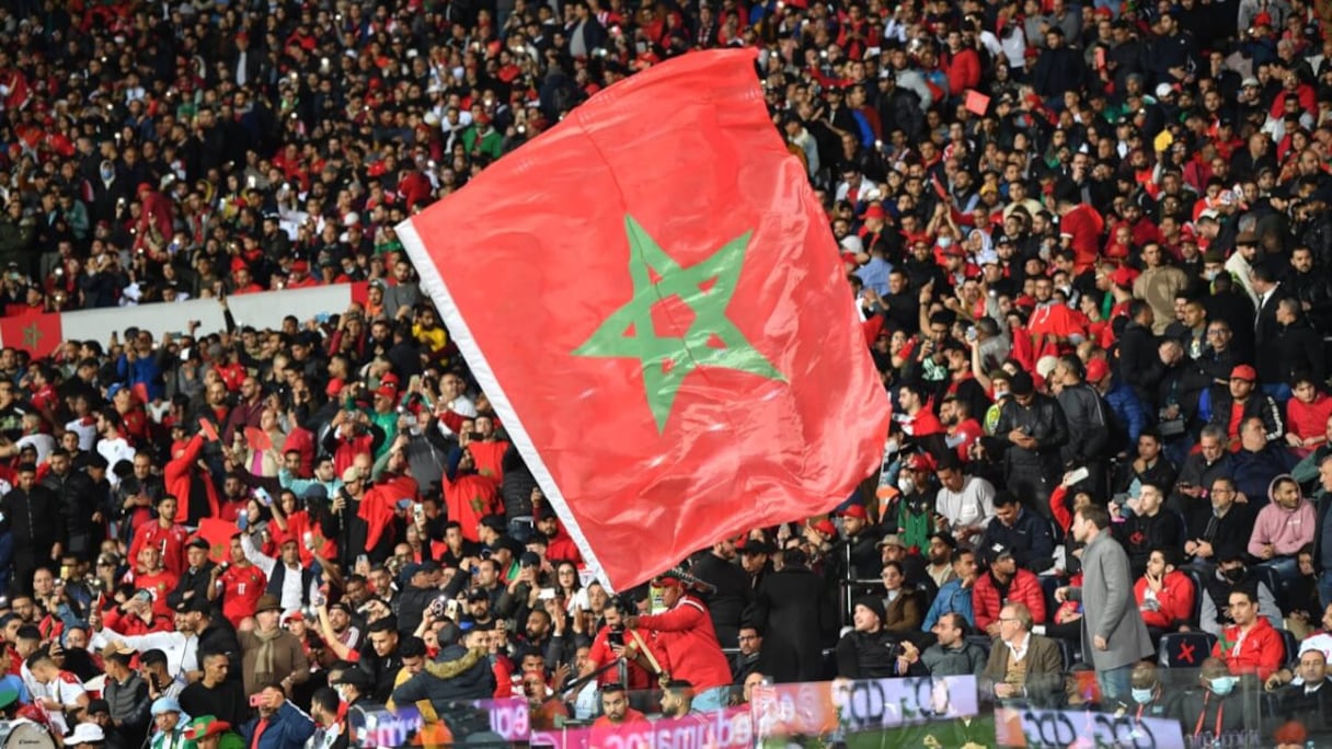 Les supporters marocains.