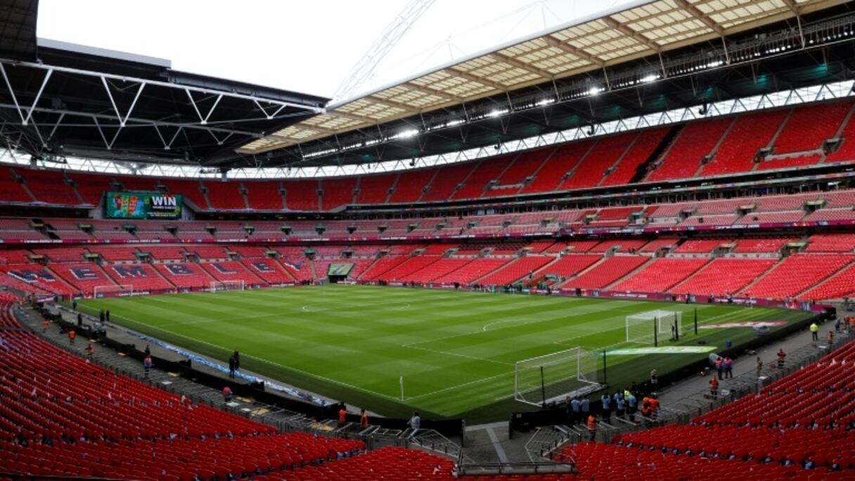 Le stade Wembley qui doit accueillir les demi-finales et la finale de l'Euro-2020.