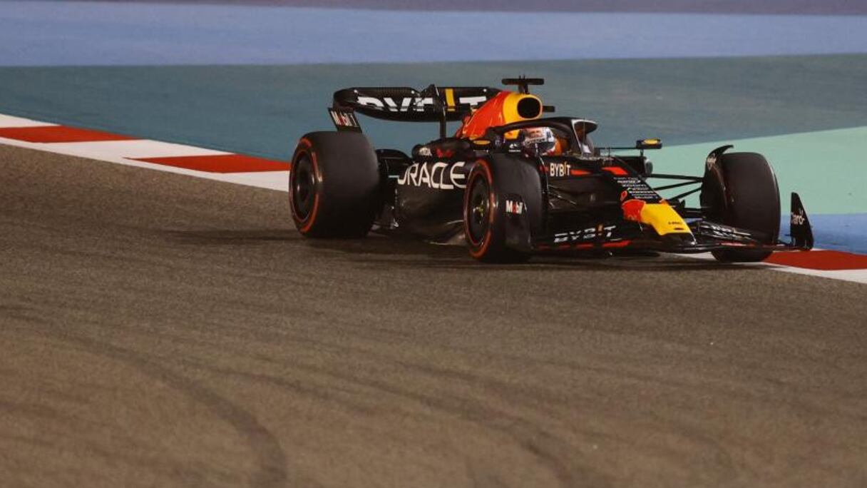 Max Verstappen au au GP de Bahreïn.