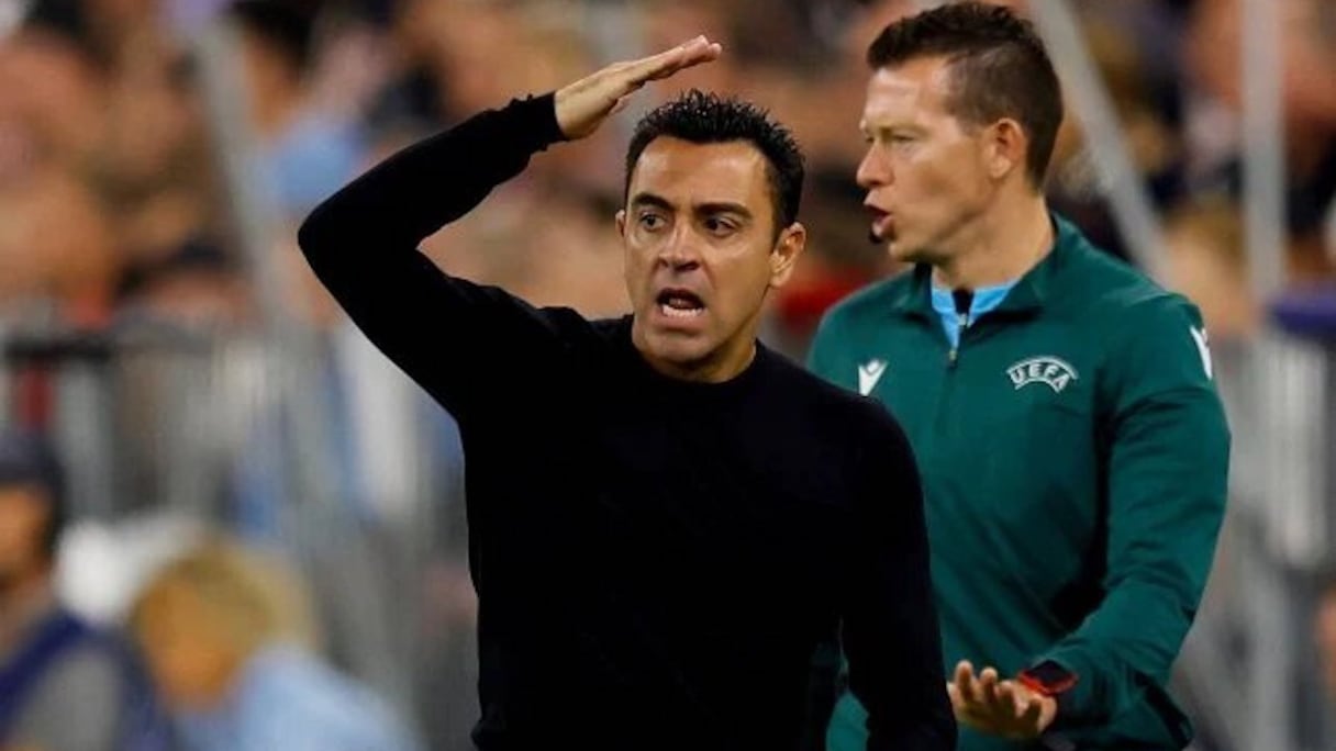 Xavi Hernandez, entraineur du FC Barcelone.
