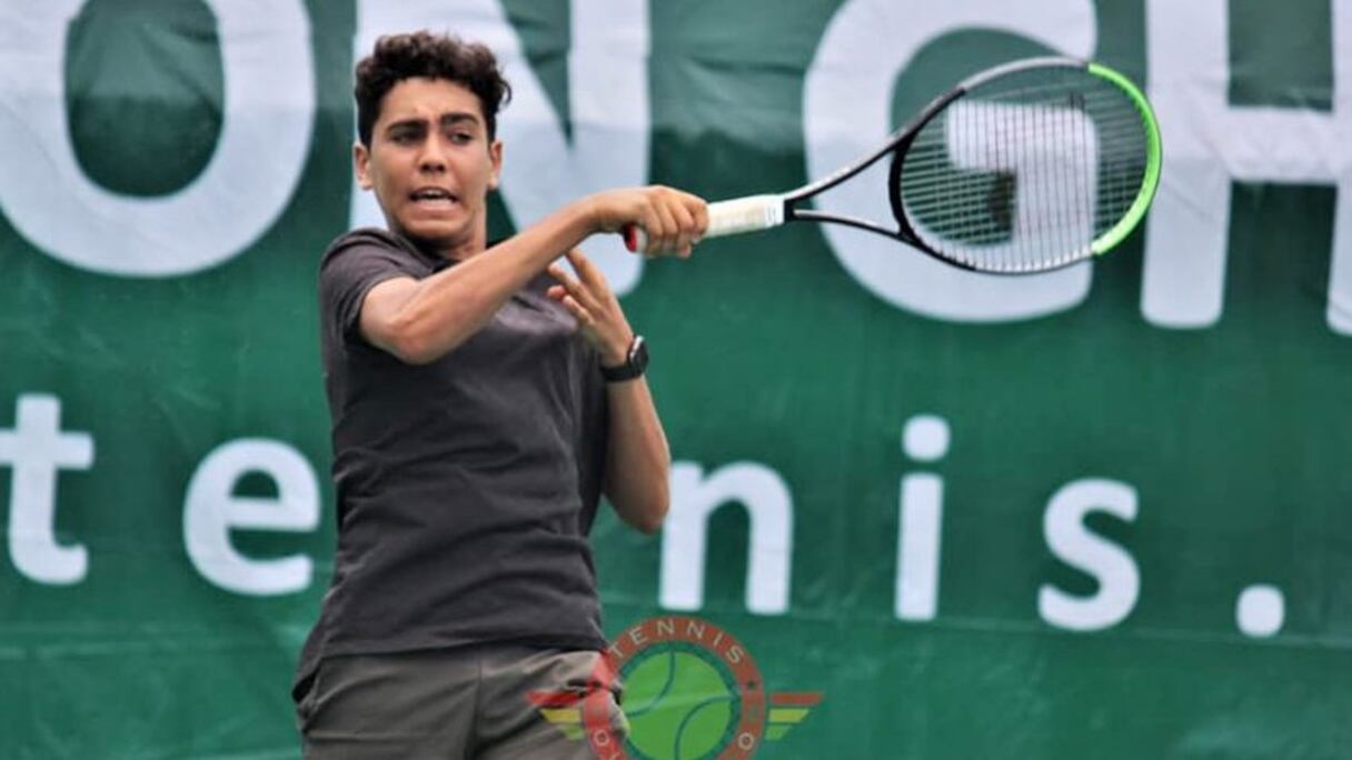 Reda Bennani, jeune tennisman marocain.