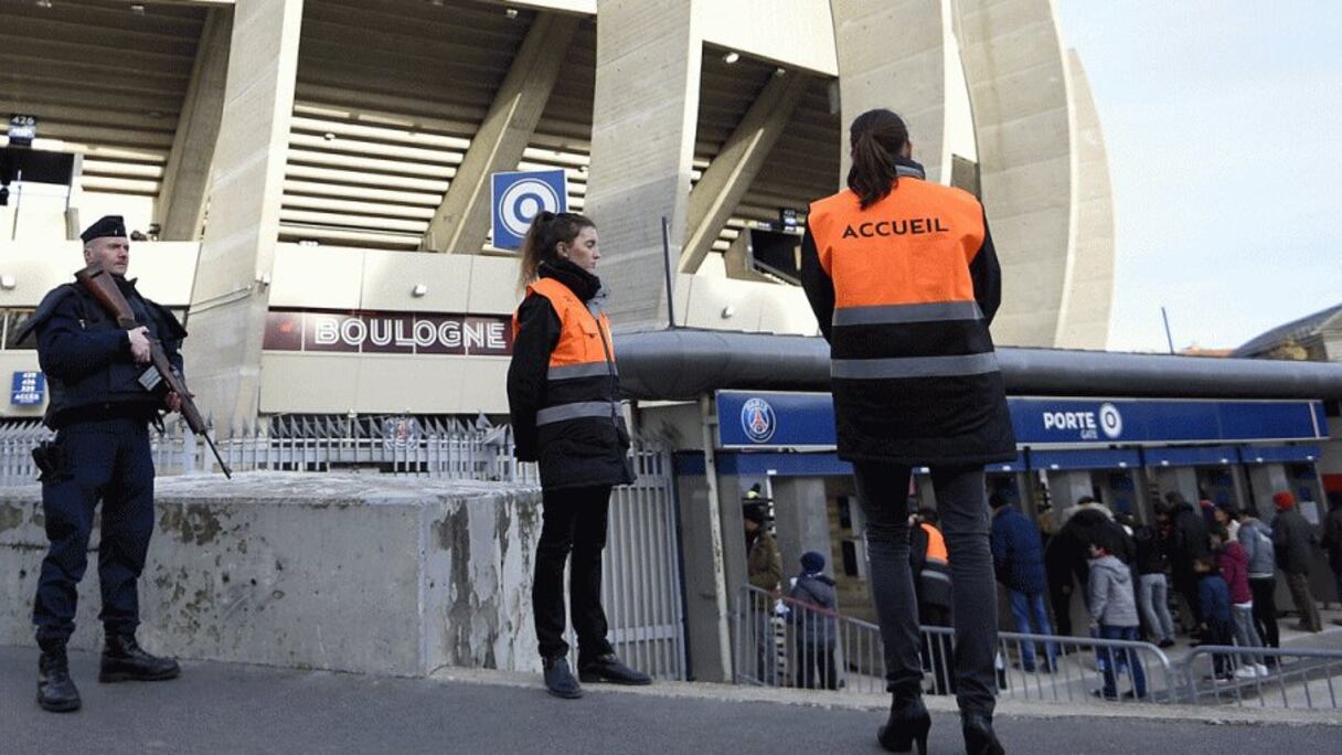 Dispositif de sécurité renforcé au Parc des Princes.
