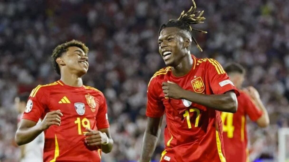 Yamine Lamal et Nico Williams, les jeunes talents de la Roja