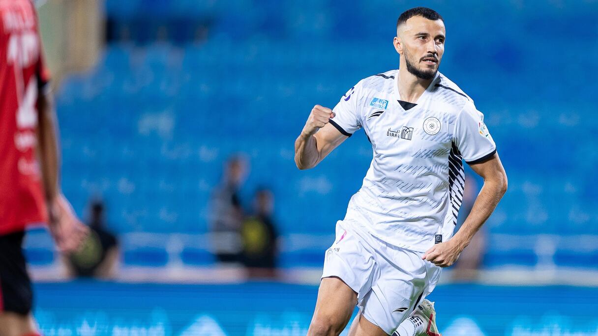 Romain Saiss, défenseur marocain d'Al Shabab.