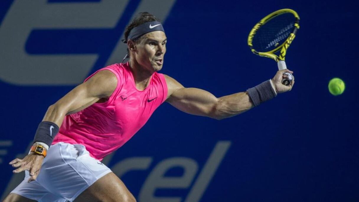 La légende du tennis Rafael Nadal.