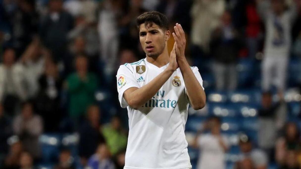 Achraf Hakimi au Real Madrid en 2020.