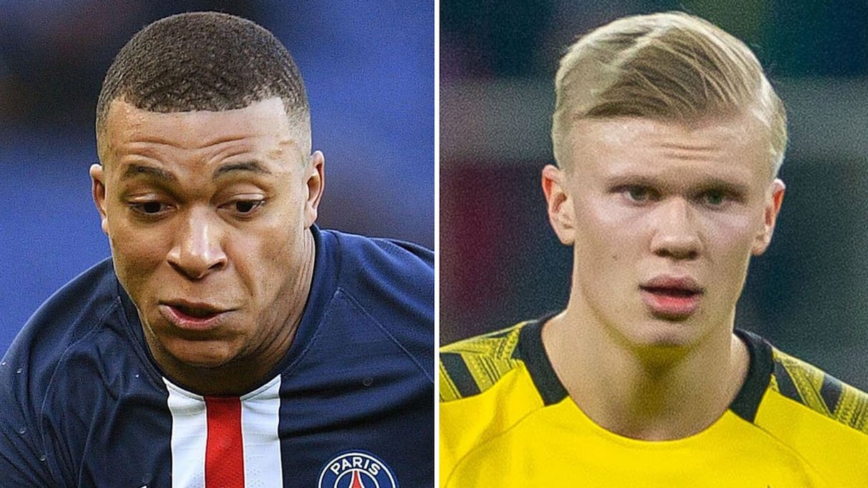 Haaland et Mbappé, la future attaque dont rêve le Real Madrid.