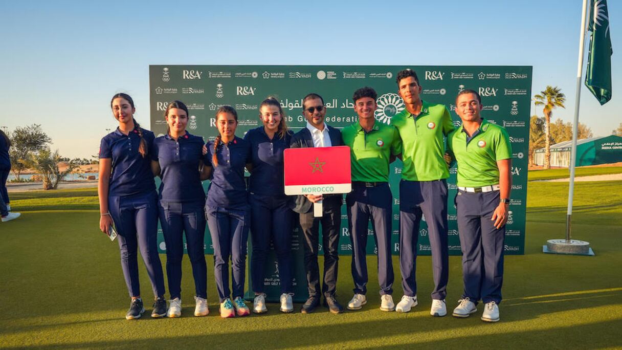 L'équipe nationale de golf.