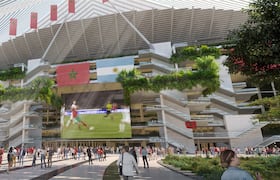 Maquette du Grand stade Hassan II de Benslimane