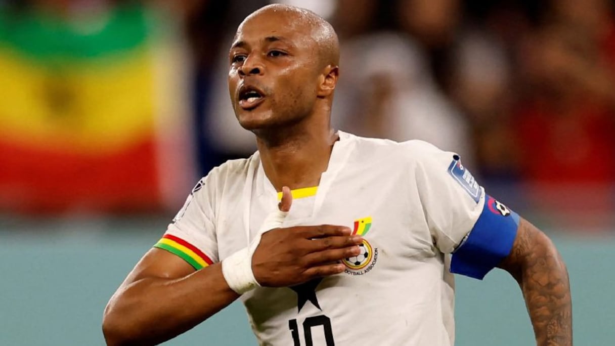 André Ayew, capitaine du Ghana.
