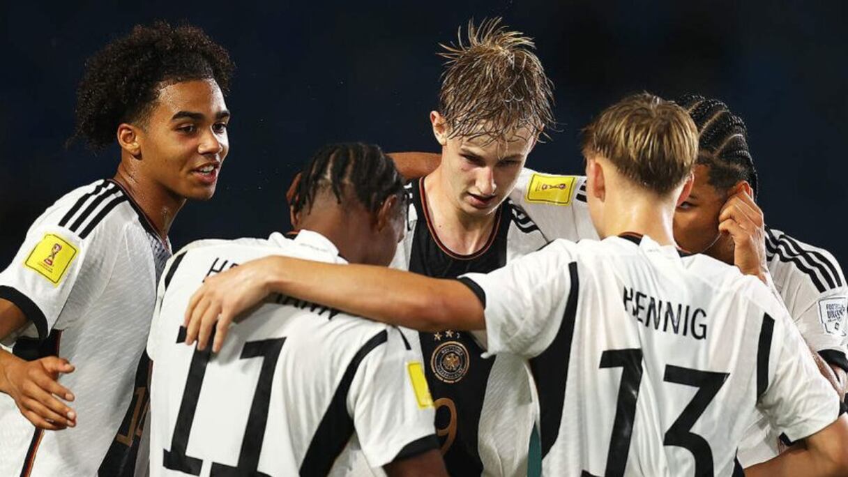 Les joueurs de la sélection allemande U17