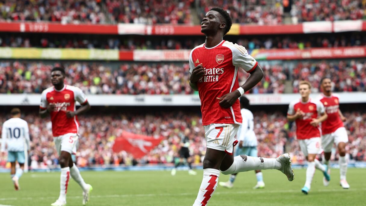 Bukayo Saka, star d'Arsenal.