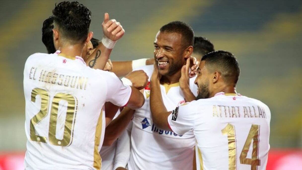 La joie des joueurs du Wydad.