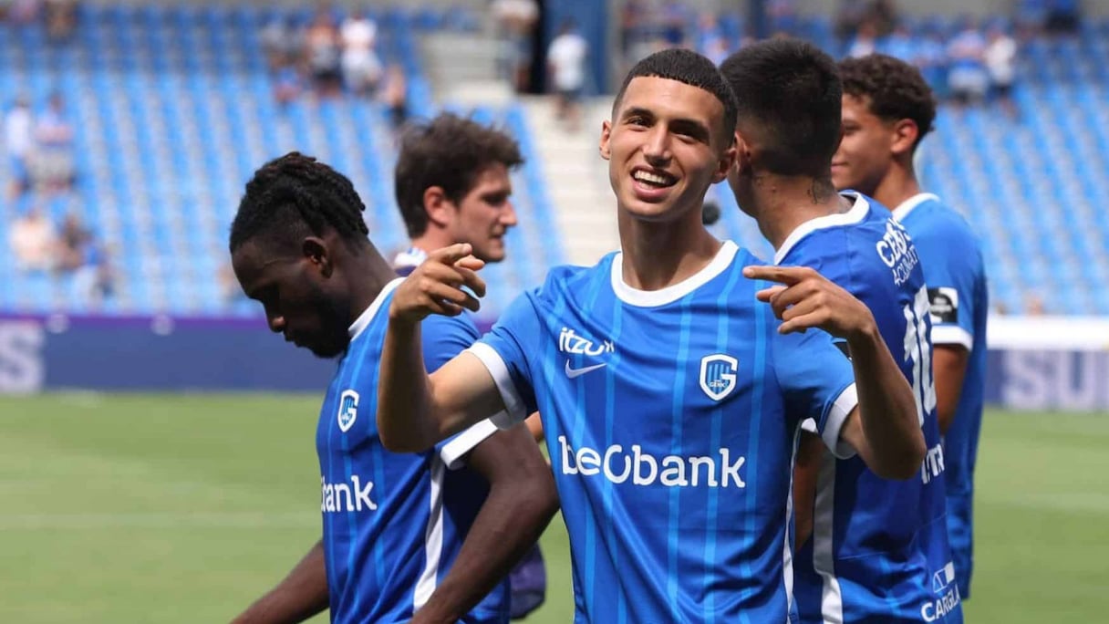 Bilal El Khannouss sous le maillot de Genk