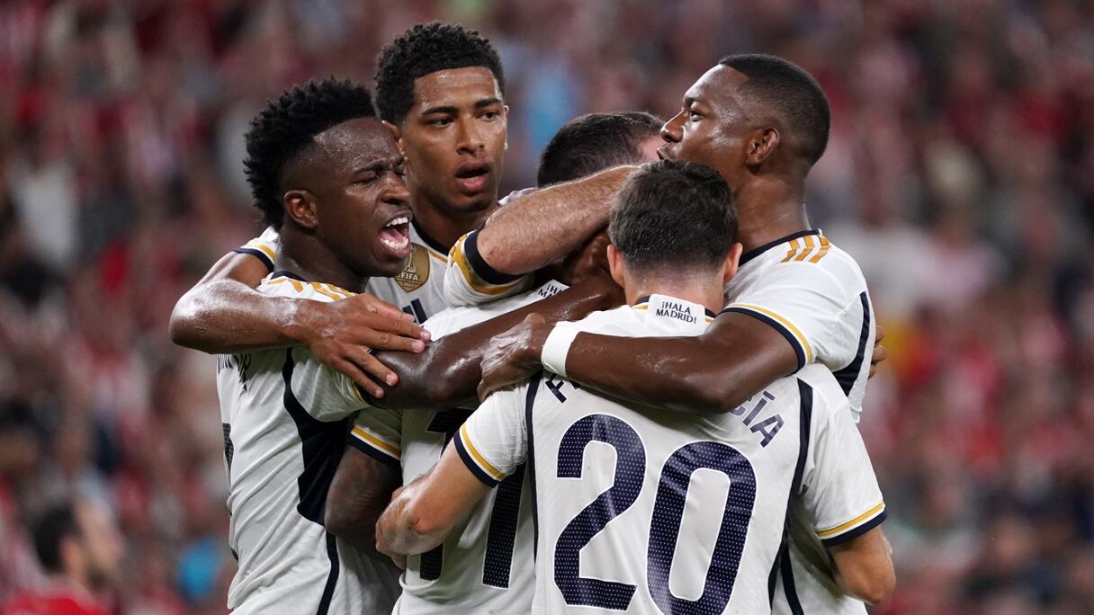 Les joueurs du Real Madrid.
